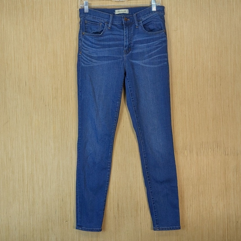 Madewell Roadtripper Jeans Women's 28 High Rise Skinny Soft Stretch Medium Wash